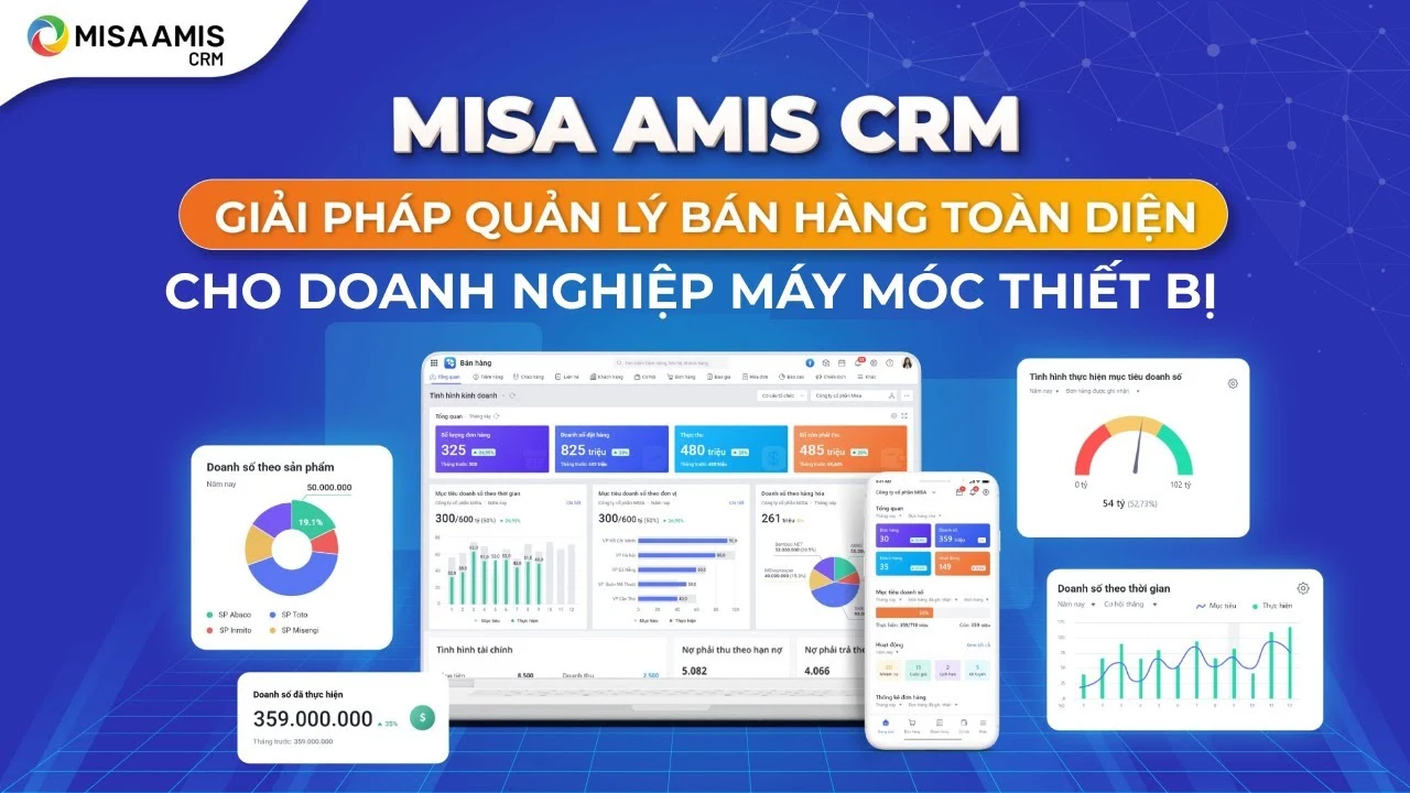 Phần mềm quản lý khách hàng MISA AMIS CRM - Tera CRM