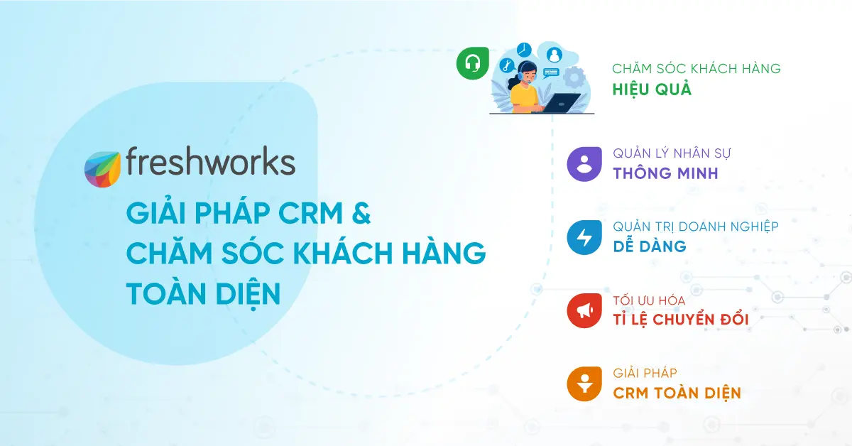 Giải pháp chăm sóc khách hàng Freshworks CRM - Tera CRM