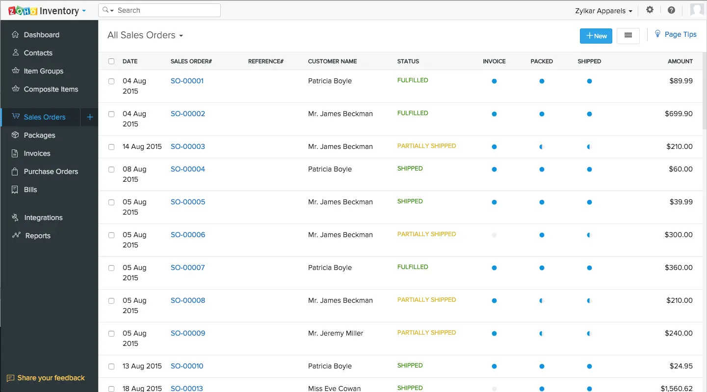 Phần mềm quản lý kho Zoho Inventory - Tera CRM