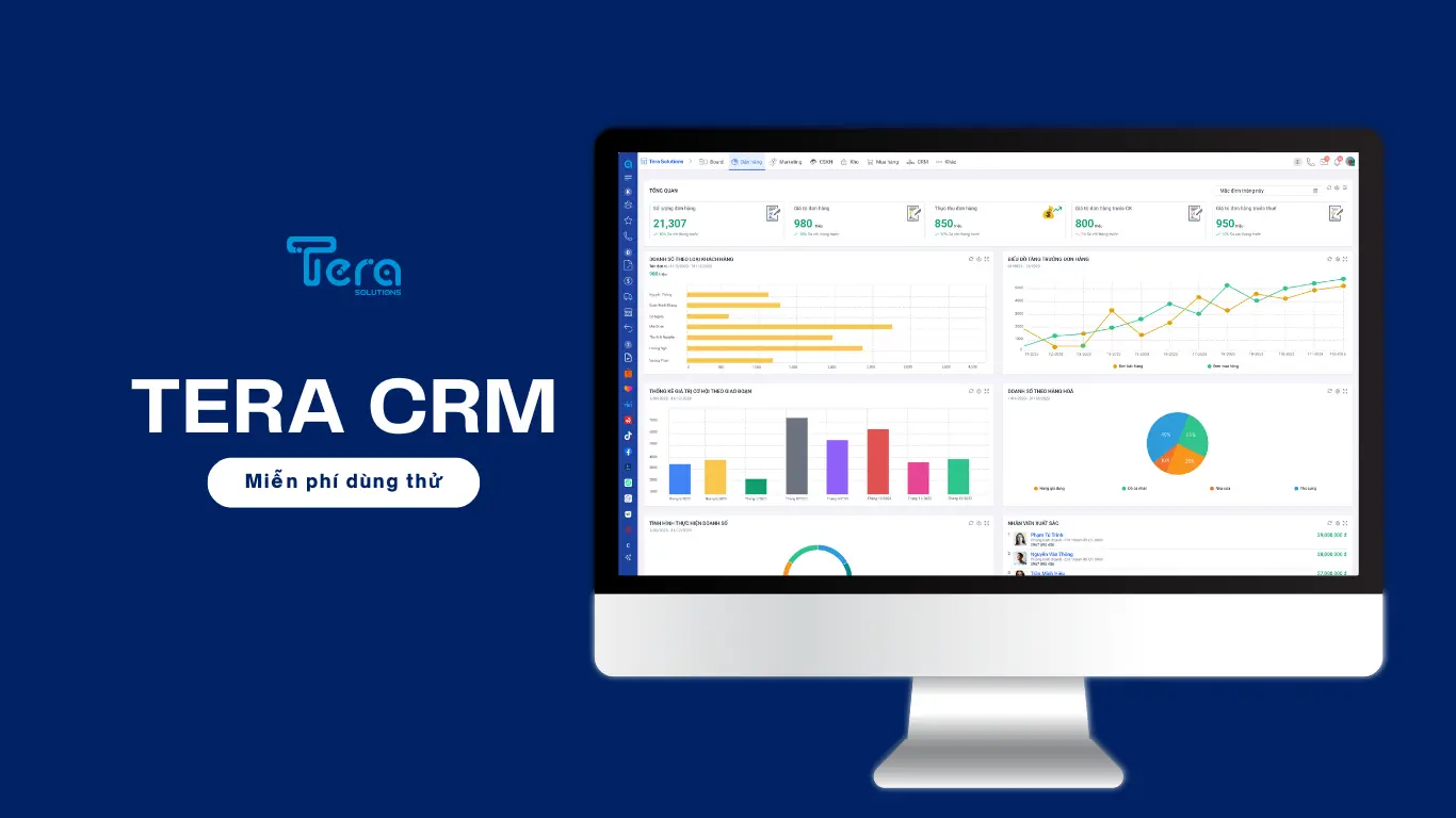 Phần mềm quản lý khách hàng Tera CRM